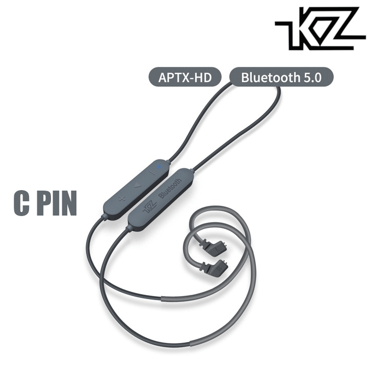 KZ - APTX-HD Bluetooth 5.0 - Enchufe gris B/C/MMCX